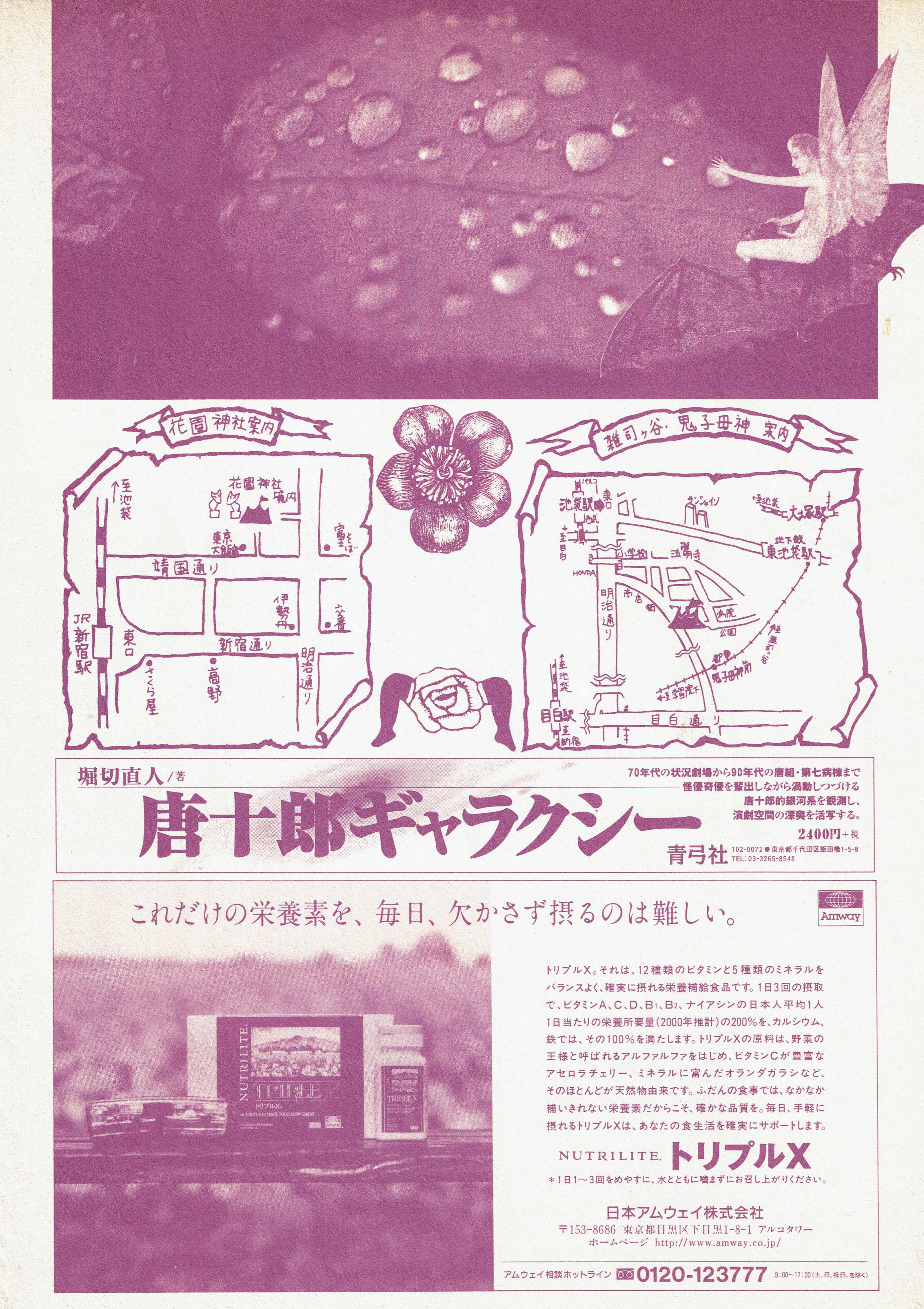 唐十郎 直筆色紙「紅風」眠り草パンフ付 眠り草 | JDTA